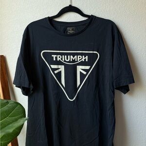 Triumph Classic Black Tee